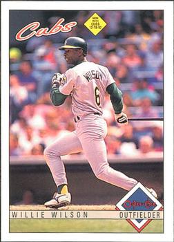 1993 O-Pee-Chee #370 Willie Wilson Front