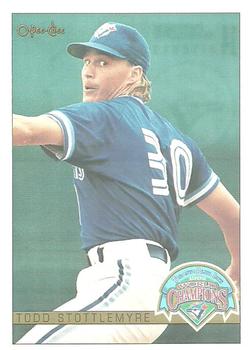 1993 O-Pee-Chee - World Champions #14 Todd Stottlemyre Front