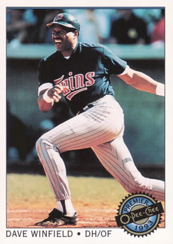 1993 O-Pee-Chee Premier #28 Dave Winfield Front