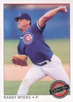1993 O-Pee-Chee Premier #33 Randy Myers Front