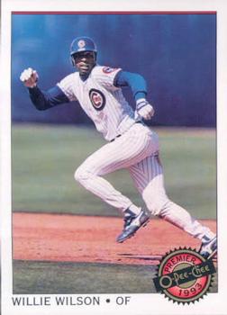 1993 O-Pee-Chee Premier #53 Willie Wilson Front
