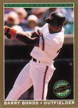 1993 O-Pee-Chee Premier - Star Performers #14 Barry Bonds Front