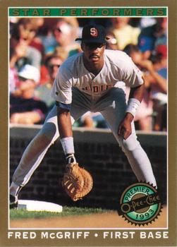 1993 O-Pee-Chee Premier - Star Performers #2 Fred McGriff Front