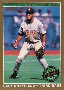 1993 O-Pee-Chee Premier - Star Performers #6 Gary Sheffield Front