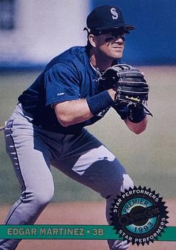 1993 O-Pee-Chee Premier - Star Performers Foil #5 Edgar Martinez Front