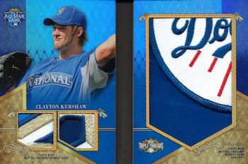 2013 Topps Triple Threads - All-Star Jumbo Sleeve Patch #AJSP-CKE Clayton Kershaw Front