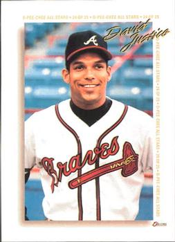 1994 O-Pee-Chee - All-Stars #24 David Justice Front