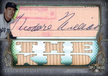 2013 Topps Triple Threads - Cut Above Relic Autographs #TTCA-TW Ted Williams Front