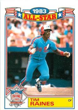 1984 Topps - Glossy All-Stars #17 Tim Raines Front