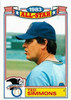 1984 Topps - Glossy All-Stars #9 Ted Simmons Front