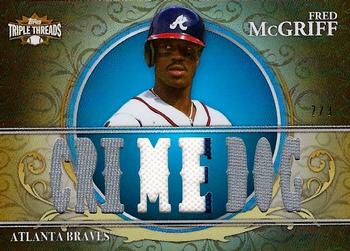2013 Topps Triple Threads - Relics Sapphire #TTR-FM1 Fred McGriff Front