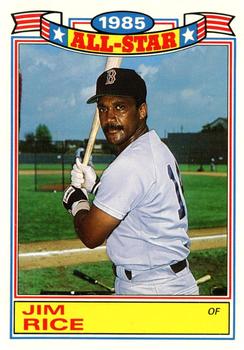 1986 Topps - Glossy All-Stars #6 Jim Rice Front