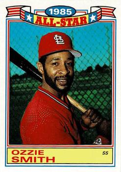 1986 Topps - Glossy All-Stars #16 Ozzie Smith Front