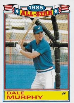 1986 Topps - Glossy All-Stars #18 Dale Murphy Front