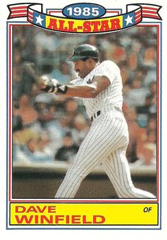 1986 Topps - Glossy All-Stars #8 Dave Winfield Front