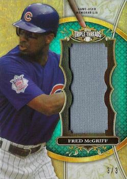 2013 Topps Triple Threads - Unity Relics Sapphire #TTUJR-FM3 Fred McGriff Front