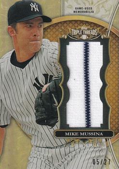 2013 Topps Triple Threads - Unity Relics Sepia #TTUJR-MMU1 Mike Mussina Front