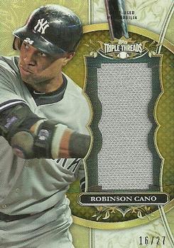 2013 Topps Triple Threads - Unity Relics Sepia #TTUJR-RC2 Robinson Cano Front