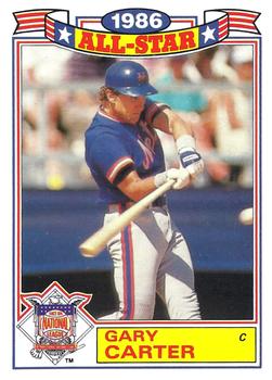 1987 Topps - Glossy All-Stars #9 Gary Carter Front
