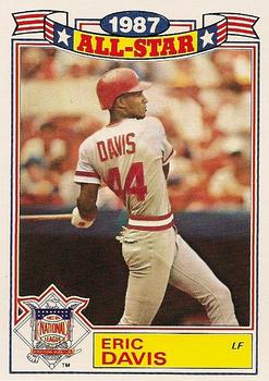 1988 Topps - Glossy All-Stars #17 Eric Davis Front