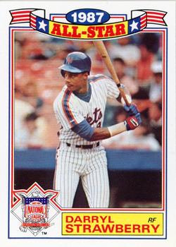 1988 Topps - Glossy All-Stars #19 Darryl Strawberry Front