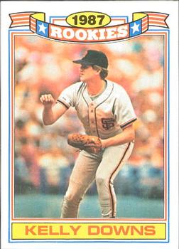 1988 Topps - Glossy Rookies #19 Kelly Downs Front