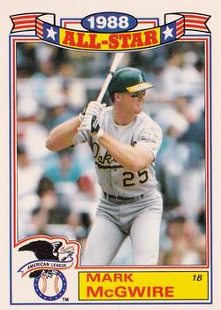 1989 Topps - Glossy All-Stars #2 Mark McGwire Front