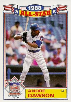 1989 Topps - Glossy All-Stars #18 Andre Dawson Front