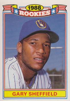 1989 Topps - Glossy Rookies #20 Gary Sheffield Front