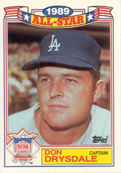 1990 Topps - Glossy All-Stars #11 Don Drysdale Front