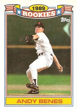 1990 Topps - Glossy Rookies #3 Andy Benes Front