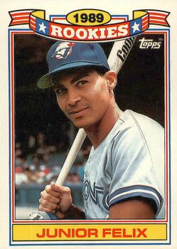 1990 Topps - Glossy Rookies #8 Junior Felix Front