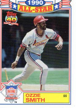 1991 Topps - Glossy All-Stars #16 Ozzie Smith Front