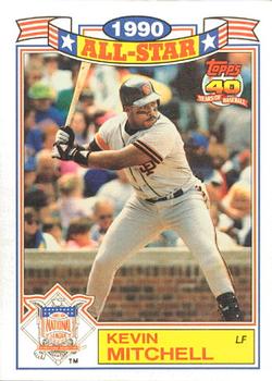 1991 Topps - Glossy All-Stars #17 Kevin Mitchell Front
