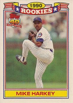 1991 Topps - Glossy Rookies #11 Mike Harkey Front