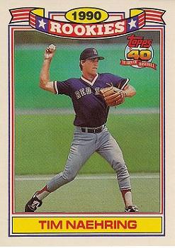 1991 Topps - Glossy Rookies #22 Tim Naehring Front