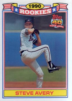1991 Topps - Glossy Rookies #3 Steve Avery Front