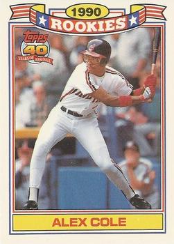 1991 Topps - Glossy Rookies #6 Alex Cole Front