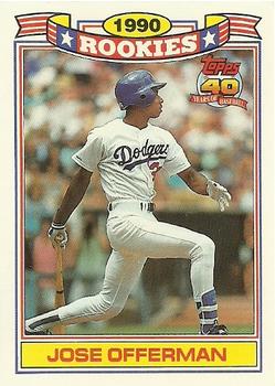 1991 Topps - Glossy Rookies #23 Jose Offerman Front