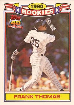 1991 Topps - Glossy Rookies #28 Frank Thomas Front