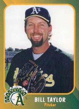 1999 Plumbers Union Oakland Athletics #11 Billy Taylor Front