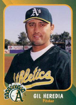 1999 Plumbers Union Oakland Athletics #24 Gil Heredia Front