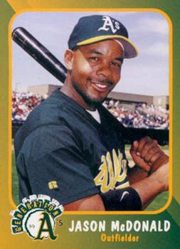 1999 Plumbers Union Oakland Athletics #27 Jason McDonald Front
