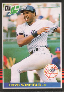 1985 Leaf #127 Dave Winfield Front