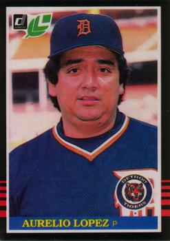 1985 Leaf #160 Aurelio Lopez Front