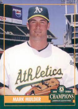 2001 Plumbers Union Oakland Athletics #9 Mark Mulder Front
