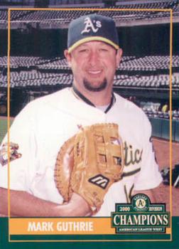 2001 Plumbers Union Oakland Athletics #19 Mark Guthrie Front