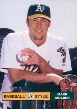 2002 Plumbers Union Oakland Athletics #4 Mark Mulder Front
