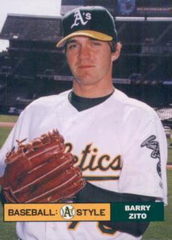 2002 Plumbers Union Oakland Athletics #6 Barry Zito Front