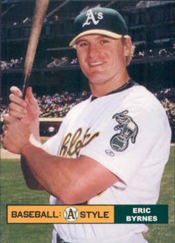 2002 Plumbers Union Oakland Athletics #21 Eric Byrnes Front